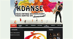 Desktop Screenshot of kdanse.fr